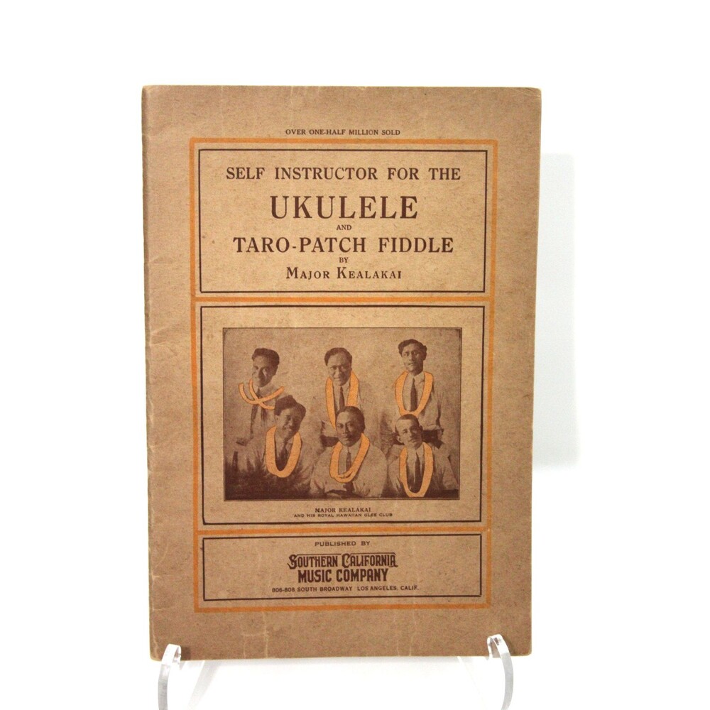 Major Kealakai Royal Hawaiian Glee Club Ukulele Taro Patch Fiddle Music 1912 Vtg